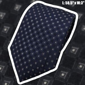 Jos. A. Bank Traveler Blue Geometric Silk Classic Tie 58.5" Necktie Professional